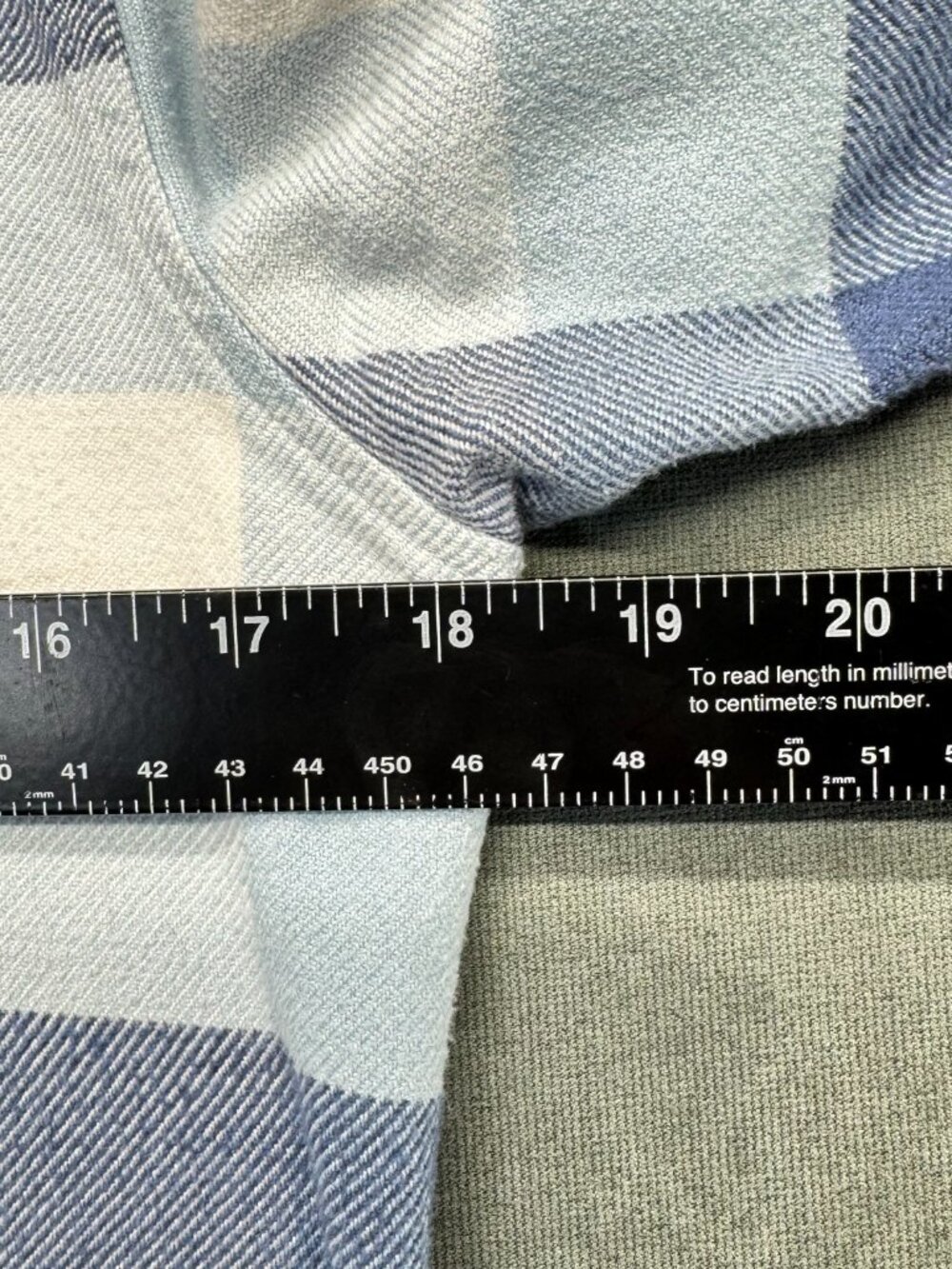 Patagonia Organic Cotton Flannel Button Down Shirt Women’s Small Blue Plaid - Picture 7 of 12